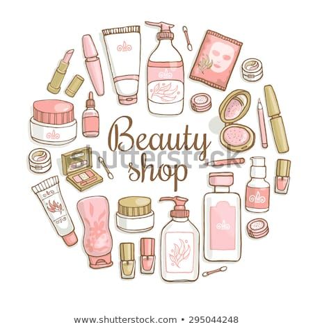 Cosmetics Background, Makeup Illustration, Perfume Lotion, Hand Drawn Cards, Makeup Package, Cream Lipstick, Beauty Illustration, Beauty Pictures, Journal Doodles