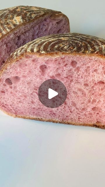 Ella Henry on Instagram: "pink sourdough pt. 1 💕🍞💐 for this recipe I used Tartines “country bread” sourdough recipe (but instead of two types of flours I just used Artisan Bread Flour & then added 2 tbsp of purple sweet potato powder!) #sourdough #sourdoughbread #fermenting #sourdoughstarter #bread #baking #valentines #recipes" Bread Sourdough Recipe, Baking Valentines, Valentines Recipes, Sweet Potato Powder, Sourdough Recipe, Purple Sweet Potato, Homemade Sourdough Bread, Country Bread, Types Of Flour