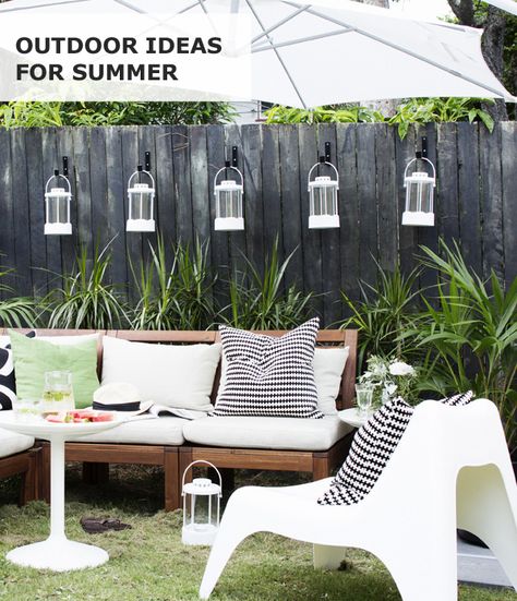 Summer is for spending outdoors, and sunny days are for sharing with friends in the fresh air! Click for IKEA ideas to make sure your garden, balcony or backyard is summer-ready! Ikea Patio Furniture, Ikea Patio, Ikea Outdoor Furniture, Ikea Garden, Ikea Outdoor, Cheap Patio Furniture, Ikea Ideas, Summer Backyard, Diy Garden Furniture