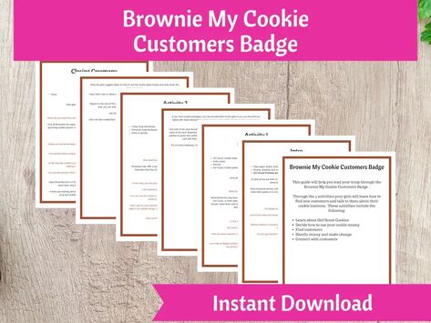 Lead you brownies through the Cookie Customers badge with this simple kit. Brownie Girl Scout, Digital Printing Services, Girl Scout Troop, Organization Printables, Activity Kits, Activities To Do, Printer Paper, Types Of Printer, Girl Scouts