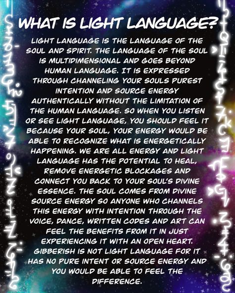 #lightcodes #lightlanguage #energyhealing #soul #languageoflight What Is Light Language, Types Of Lightworkers, Light Codes Language, Lemurian Light Codes, Light Codes Symbols, Light Language Symbols, What Is Light, Spiritual Education, Amen Ra