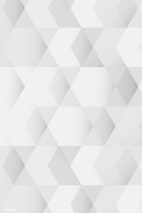 White and gray geometric pattern background vector | premium image by rawpixel.com / Toon White Pattern Wallpaper, Triangle Tile, White Pattern Background, White Background Hd, Grey And White Wallpaper, Background Mobile, White Background Wallpaper, Geometric Pattern Background, Mosaic Wallpaper