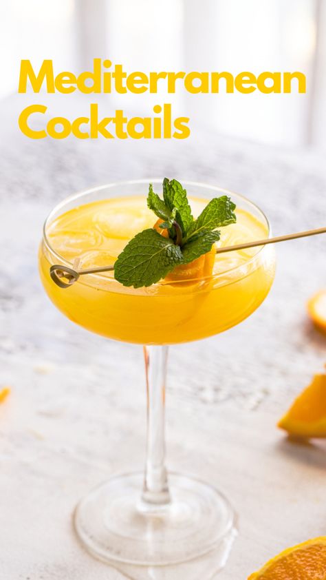 Mediterranean Cocktails Cocktails That Pair With Seafood, Mediterranean Cocktails Drinks, Mediterranean Cocktail Recipes, Mediterranean Drinks Alcohol, Mediterranean Beverages, Mediterranean Drinks Non Alcoholic, Egyptian Cocktails, Turkish Cocktails, Arabic Cocktail