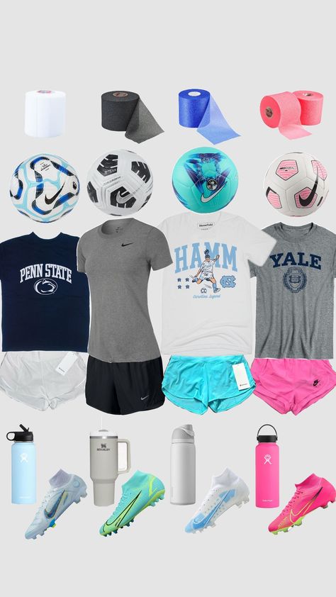 Cute Fits For School, Soccer Hair, Soccer Outfit, Soccer Inspiration, Soccer Outfits, Fitness Wear Outfits, Soccer Practice, Soccer Tips, Practice Outfits