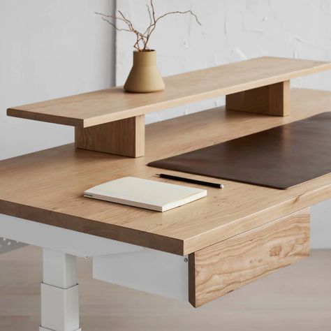 Standing Desk Aesthetic, Desks Chairs, Productive Workspace, Height Adjustable Desk, Nordic House, Minimalist Desk, Desk Size, South Miami, Adjustable Height Standing Desk