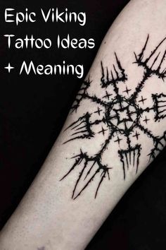 281 Epic Norse Viking Tattoo Ideas + Meaning - TattooGlee Runes Tattoo, Simbols Tattoo, Viking Compass Tattoo, Viking Tattoos For Men, Tattoo Font For Men, Small Wave Tattoo, Tato Suku, Pagan Tattoo, Viking Tattoo Sleeve