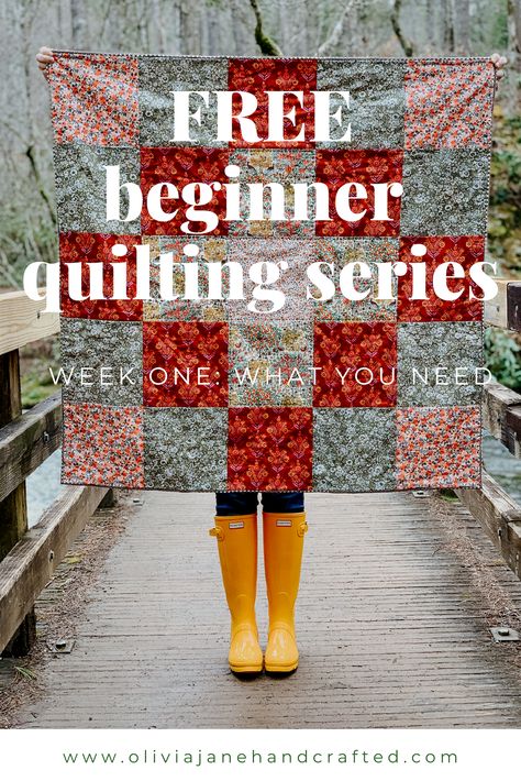 Three Pattern Quilt, Beginner Modern Quilt Patterns, Simple Quilt Designs, First Quilt Project, Lap Quilts For Beginners, Purple Quilts Ideas, Easy Quilts For Beginners, Beginner Quilts, Beginner Quilting Projects