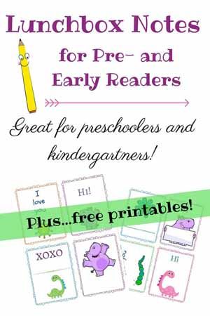 Pre and Early Reader Lunch Box Notes Our Whimsical Days Girls Lunch Box Notes, Free Printable Lunch Box Notes, Lunchbox Printables, School Lunch Notes, Preschool Lunch Box, Printable Lunch Notes, Notes For Kids Lunches, Kindergarten Lunch, Preschool Lunch