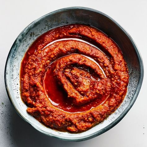 Homemade Harissa Paste Recipe - Instacart Harrisa Paste Recipes, Harissa Paste Recipe, Homemade Harissa, Harissa Paste, Paste Recipe, Chili Paste, Eastern Cuisine, Coriander Seeds, Dried Tomatoes