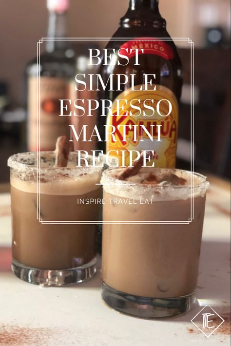 Kailua Martini, Three Olives Espresso Martini, Espresso Martini With Nespresso, Espresso Martini Gift Ideas, Espresso Martini Large Batch, Cappuccino Martini Recipe, How To Make Espresso Martini At Home, Kahlua Martini Recipes, Easy Expresso Martinis