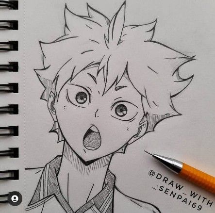 Easy Manga Drawings, Cute Pictures To Draw, Pencil Drawings Of Animals, Anime Boy Sketch, Manga Drawing Tutorials, Sketches Tutorial, Cute Doodles Drawings, Art Drawings Sketches Creative, Anime Wall Art