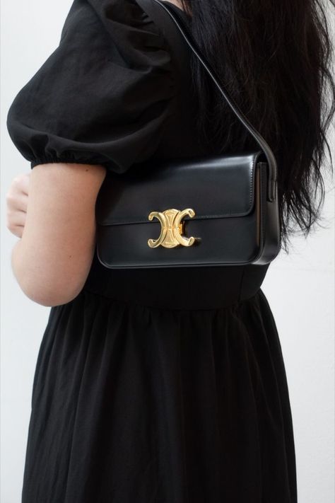 Elevate your ensemble with the unparalleled elegance of the Triomphe Shoulder Bag in Shiny Black Calfskin. Its lustrous finish and timeless design make it a coveted addition to any fashion-forward wardrobe. Turn heads wherever you go. 🖤✨ #TriompheBag #ShinyCalfskin #BlackElegance Shop our curated selection at loveholic.sg or drop us a message to enquire about our sourcing services! Celine Triomphe Shoulder Bag, Triomphe Shoulder Bag, Celine Triomphe, Timeless Design, Calf Skin, Fashion Forward, Sleek, Turn Ons, Shoulder Bag