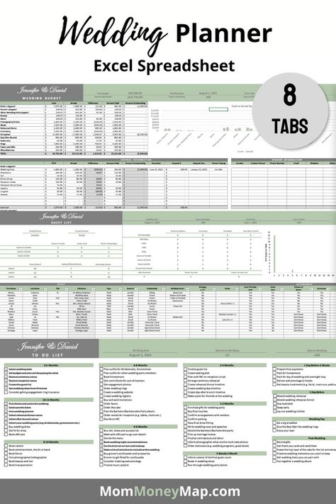 Wedding Planner Excel Spreadsheet - Yellow Indian Wedding Functions List, Wedding Roles List, Wedding Categories, Month Checklist, Bonfire Wedding, Budget Spreadsheet Template, Timeline Wedding, Wedding Hacks, Wedding Budget Planner