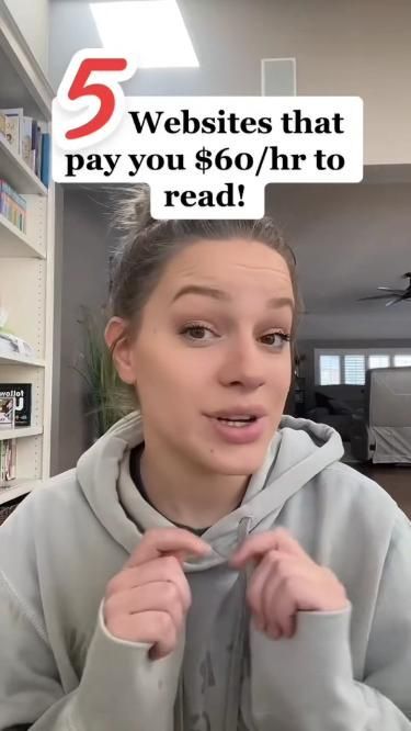 Get Paid To Read Books At Home $60 Per Hour Websites To Read Books, Get Paid To Read Books, Paid To Read Books, Get Paid To Read, Books At Home, Work From Home Careers, Secret Websites, Apps That Pay, Money Makeover