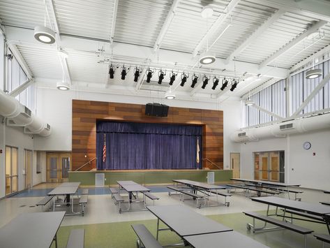 Gallery of Memorial Elementary School / DIGroupArchitecture - 8 Auditorium Design, School Hall, College Architecture, Lectures Room, Multipurpose Hall, Sports Hall, School Assemblies, School Interior, Sport Hall