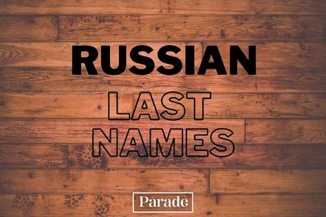 Russian Last Names, Russian Names, Last Names List, Surname List, Last Names For Characters, Names And Their Meanings, Writing Inspiration Prompts, Last Names, Name List