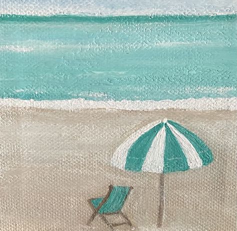 Beachy Paintings Easy, Beachy Paintings, Paintings Easy, Easy Canvas Art, Canvas Paintings, Canvas Painting, Canvas Art, Paintings, Canvas