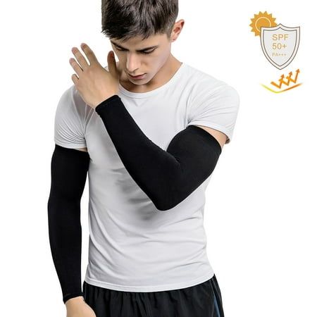 Htwon Women's Men's Compression Arm Cover, Outdoor Sports Basketball UV Sun Protection Elbow Guard. Made of Premium Lycra Fabric. Comfortable and breathable, soft and stretchy, moisture-wicking, quick-drying, and UV-resistant. Innovative cooling and drying technology and UPF50 protection to block over 98% of harmful UVA and UVB rays, the outdoor cooling sun arm sleeves will give a cool and icy feeling. And it prevents your arms from suffering from pain, sprains, muscle disorders and injuries, re Elbow Brace, Elbow Braces, Knee Compression Sleeve, Compression Arm Sleeves, Tennis Elbow, Sport Basketball, Mens Compression, Knee Support, Compression Sleeves