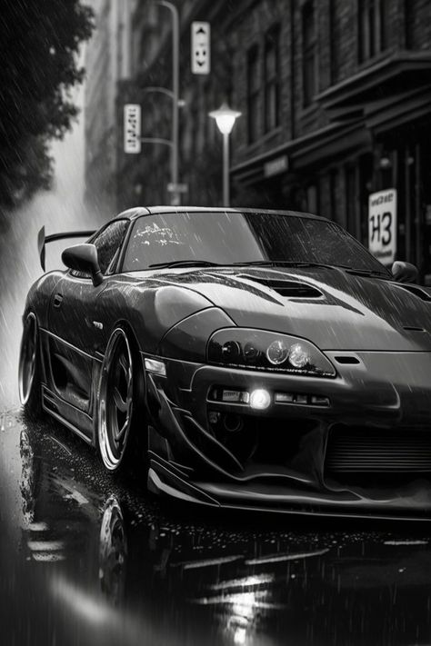 White Toyota Supra, Super Car Wallpaper, Best Car Photo, White Toyota, Black Car Wallpaper, Kereta Sport, Supra Mk4, رورونوا زورو, Camaro Car