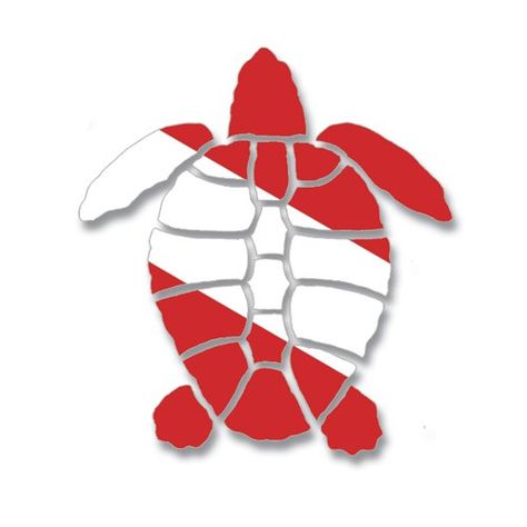 Next tattoo! Dive flag turtle! www.flowcheck.es  Taller de equipos de buceo #buceo #scuba #dive Dive Flag Tattoo, Scuba Diving Tattoo, Dive Flag, Dove Tattoos, Dove Tattoo, Nautical Tattoo, Flag Tattoo, Flag Painting, Scuba Dive