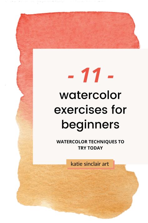 Watercolor Exercises, Beginning Watercolor, Watercolor Pencil Art, Watercolor Painting For Beginners, Artist Tutorials, Basic Watercolor, Exercises For Beginners, Learn Watercolor Painting, Frida Art