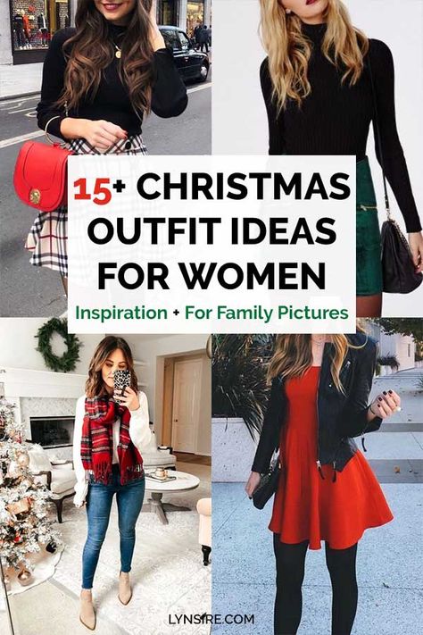 Christmas Photos Outfits, Christmas Outfits For Women, Trendy Christmas Outfits, Christmas Outfit Ideas For Women, Christmas Pictures Outfits, Christmas Outfit Casual, Cute Red Dresses, Christmas Outfit Ideas, Holiday Outfits Christmas