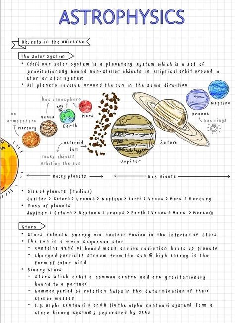 Astrophysics Earth Science Experiments, Elementary Earth Science, Earth Science Middle School, Earth Science Projects, Earth Science Activities, Earth Science Lessons, College Notes, Earth And Space Science, Science Notes