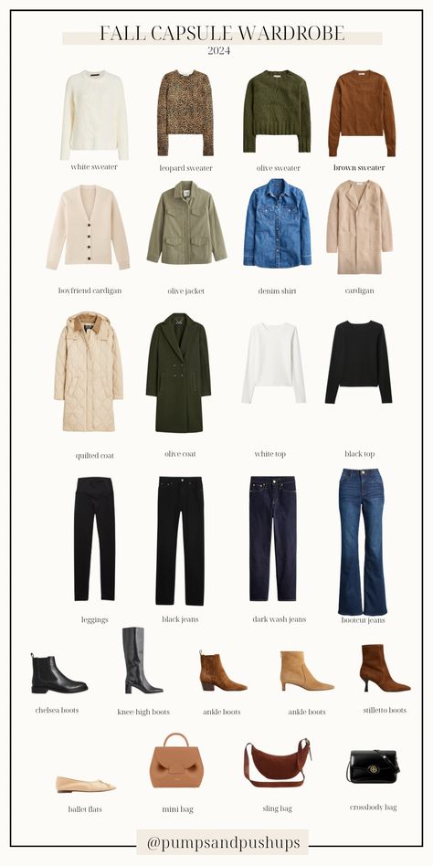 2024 Fall Capsule Wardrobe Classic Work Capsule Wardrobe, Autumn Color Capsule Wardrobe, Capsule Wardrobe Fall 2024, Capsule Wardrobe 2024, Fall Outfits Capsule Wardrobe, Fall Capsule Wardrobe Casual, Classic Fall Outfits, Petite Midsize, Outfits Capsule Wardrobe