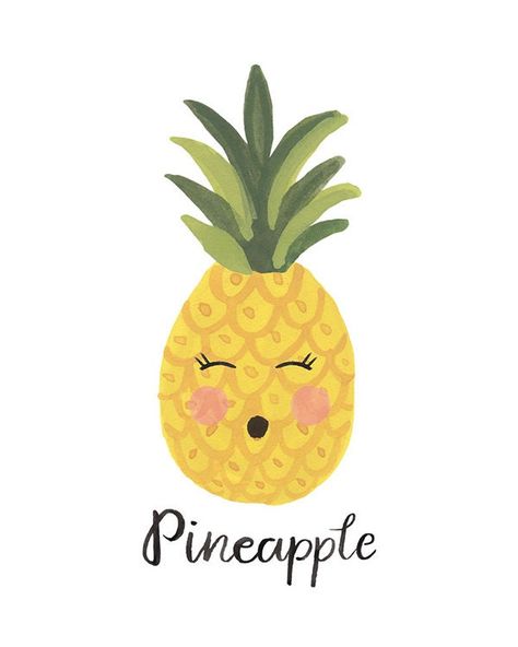 Pineapple Art Print, Diy Life, Art Diy, A Child, Kids Bedroom, Pineapple, Art Print, Art