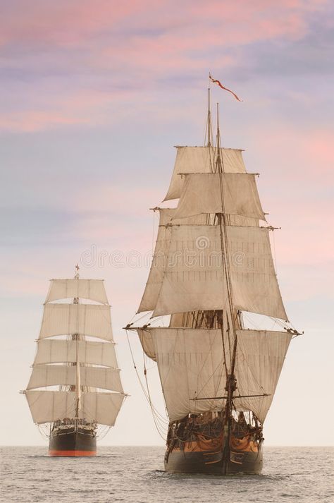 Tall Ships Front View. Tall wooden vintage sailing ships shot on the high seas f , #Affiliate, #View, #wooden, #vintage, #Tall, #Ships #ad Navi A Vela, Old Sailing Ships, Clipper Ship, Sailing Vessel, Wooden Ship, Tall Ships, Pirate Ship, Pirates Of The Caribbean, Sailboats