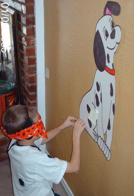 101 Dalmatian Party Games, Dalmation Party, 101 Dalmations Party, Dalmatian Birthday, Dalmatian Party, Lou Dog, Dog Themed Birthday Party, Pin The Tail, Fireman Party