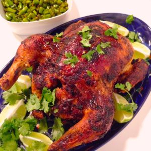 Smoked Paprika Lime and Garlic Chicken Bebek Goreng, Tandoori Recipes, Whole Chicken Recipes, Meat Recipes For Dinner, Healthy Meat Recipes, Whole Roasted Chicken, Meat Dinners, Roast Chicken Recipes, Pasta Dinners