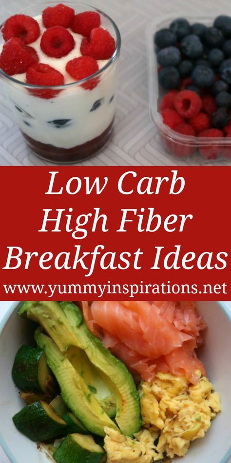 Low Carb High Fiber Breakfast Foods - Keto Friendly Recipes & Meals High Fiber Breakfast Ideas, Fiber Breakfast Ideas, Fiber Breakfast, High Fiber Low Carb, High Fiber Breakfast, Breakfast Low Carb, Best Fat Burning Foods, Best Low Carb Recipes, High Fiber Diet