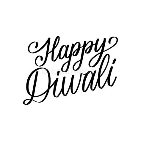 Happy Diwali hand lettering on white background.Vector calligraphy illustration , #spon, #white, #background, #Vector, #lettering, #Happy #ad Happy Diwali Calligraphy English, Happy Diwali Calligraphy, Diwali Calligraphy, Fest Poster, Funny School Videos, Calligraphy Illustration, Diwali Greeting Cards, Candle Decoration, Diwali Greetings