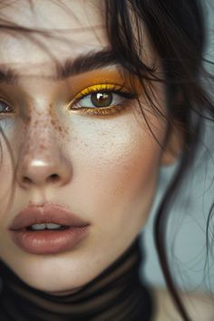 Simple Bronze Eye Makeup, Brown Eye Makeup Colorful, Make Up Looks For Hazel Eyes, How To Make Brown Eyes Look Lighter, Colorful Makeup Brown Eyes, Woodsy Makeup, Easy Makeup For Brown Eyes, Matte Brown Makeup, How To Make Brown Eyes Pop