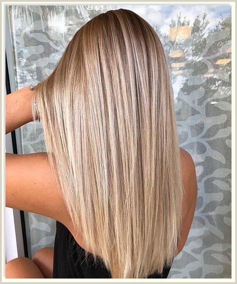 The 5 Most-Requested Summer Hair Colors, According to 3 Celebrity Colorists Platinový Blond, Sleek Straight Hairstyles, Hairstyles Halloween, Balayage Straight Hair, Men Prom, Halloween Hairstyles, Medium Blonde Hair, Kadeřnické Trendy, Hairstyle Short