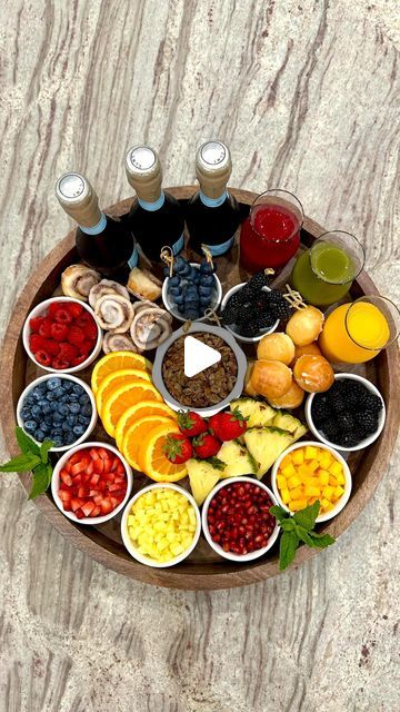 Maegan Brown ~ The BakerMama on Instagram: "MIMOSA BOARD 🍊🍾 a great selection of juices and fruits so you and your friends can mix their own mimosa creations! 🥂

Comment “board” and I’ll DM you all the board building details! 😍 or find this board and more in my best-selling Beautiful Boards cookbook! 📚❤️ #TheBakerMama #BeautifulBoardsCookbook

https://thebakermama.com/recipes/mimosa-board/

#mimosa #mimosabar #juice #charcuterie #charcuterieboard #brunchideas #brunch #cocktails #entertainingideas" Mimosa Board, Party Food Bar, Building Details, Beautiful Boards, Brunch Cocktails, Mimosa Bar, Easter Brunch, June 22, Bar Drinks