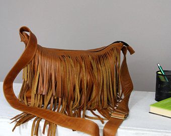 Leather bags handmade with love. by LeatherBagsStudio on Etsy Rustic Leather Bag, Fringe Crossbody Purse, Convertible Tote Bag, Custom Purses, Leather Fringe Bag, Western Purses, Leather Backpack Purse, Boho Fringe, Bags Handmade