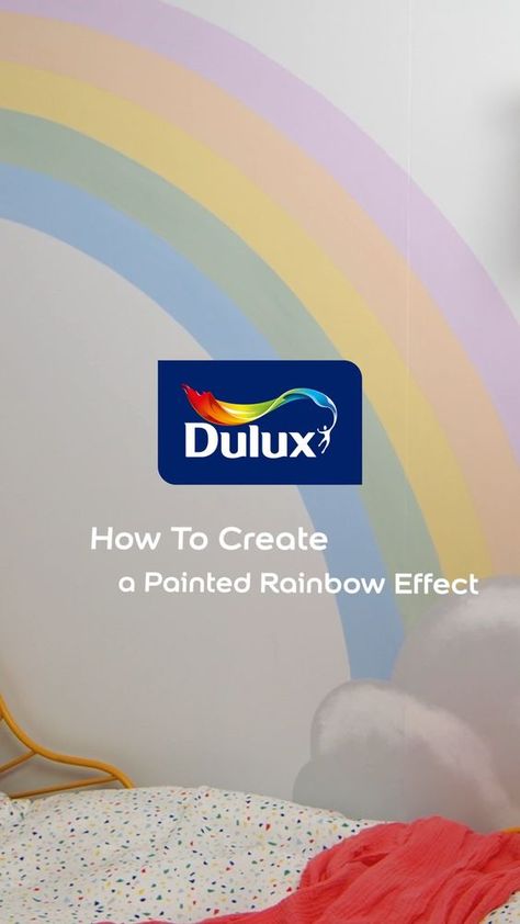 Rainbow Painting Ideas Wall, Paint Effects On Walls Bedroom, Rainbow Diy Decor Wall Art, Corner Rainbow Wall, Rainbow Wall Ideas, Rainbow Painting For Kids Room, Paint Rainbow On Wall, Girls Room Painting Ideas, Paint Rainbow On Wall Diy