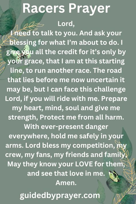 This prayer acknowledges the risks and dangers involved in these activities and seeks to invoke the presence of a higher power to help keep racers safe and focused. Dangerous Prayers, Keep Me Safe, Starting Line, Give Me Strength, Drag Racer, Race Track, Talking To You, Higher Power, Give It To Me