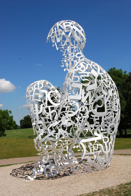 Jaume Plensa by snapperQ, via Flickr Jaume Plensa, Yorkshire Sculpture Park, Metal Sculptures, Alberto Giacometti, Public Sculpture, Sculpture Metal, Sculpture Park, Sculpture Installation, Figurative Sculpture