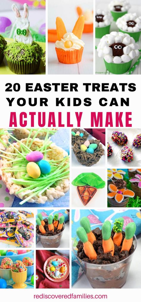 You’re going to love these easy Easter snacks your kids can actually make without much help! Chose from 20 cute DIY Easter treats that are fun and easy for families to put together. Easy Easter Snacks, Easter Kids Snacks, Diy Easter Treats, Fun Easter Treats, Spring Snacks, Easter Cooking, Easter Food Crafts, Easy Easter Treats, Easter Snacks