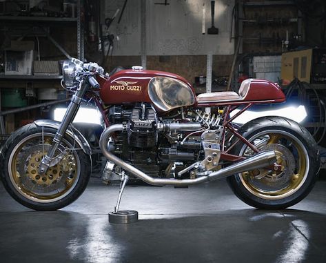 Centauro Rodsmith Motorcycles - RocketGarage - Cafe Racer Magazine Moto Guzzi Cafe Racer, Moto Guzzi Motorcycles, Cafe Racer Magazine, Racer Motorcycle, Bobber Custom, Moto Cafe, Motorbike Design, Italian Motorcycles, Honda Cb750