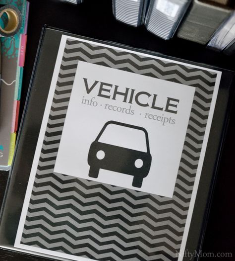 Vehicle Binder Cover. Print off free car maintenance printables to put in binder. 3 Kings, Car Buying Tips, Binder Cover, Car Essentials, Car Purchase, Car Chevrolet, Binder Organization, Cars 3, Car Hacks