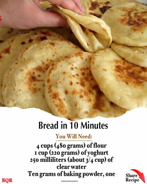 Diy Easy Recipes, Fry Bread, Easy Homemade Recipes, Quick Bread Recipes, Easy Bread Recipes, Fun Easy Recipes, Delicious Bread, Easy Bread, Oven Recipes