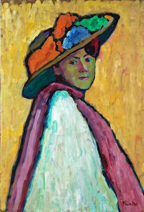 Gabriele Münter - Portrait of Marianne von Werefkin [1909]… | Flickr Gabriele Münter, Art Mini Toile, Blue Rider, Tableaux Vivants, Franz Marc, German Expressionism, Fauvism, Mini Canvas Art, Wassily Kandinsky