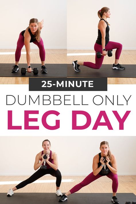 Make the most of your workout time with this efficient, muscle-building LEG SUPERSETS WORKOUT! Each circuit "supersets" a lower body strength exercise with a powerful plyometric exercise to strengthen and fatigue all your major lower body muscle groups. We'll target the thighs, quads, hamstrings and glutes -- all in under 30 minutes at home! I suggest adding this leg superset workout to your weekly fitness routine once a week. Leg Superset, Leg Strength Workout, Leg Exercises With Weights, Superset Workout, Weekly Workout Routines, Lower Body Strength, Lower Body Muscles, Leg Workout At Home, Plyometric Workout