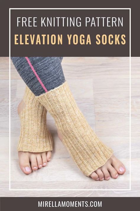 Elevation yoga socks | Knitting pattern - Mirella Moments Yoga Socks Knitting Pattern, Yoga Socks Pattern, All Free Knitting, Socks Knitting Pattern, Perfect Things, Socks Knitting, Crochet Mask, Knitting Patterns Free Sweater, Knit Projects