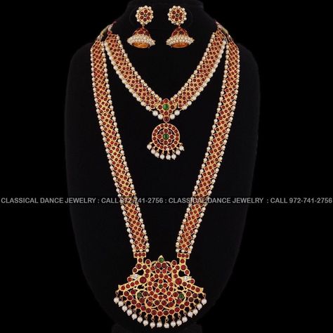 ClassicalDanceJewelry on Instagram: “#longkempuharam Here is the beautiful Long kemp haram perfect for your special day. Kempu stones always adds extra charm to the ornaments.…” Temple Indian, Kuchipudi Dance, Dance Indian, Kemp Jewellery, Indian Jewelry Set, Jewelry Colorful, Classical Dance, Dance Jewelry, Indian Jewelry Sets