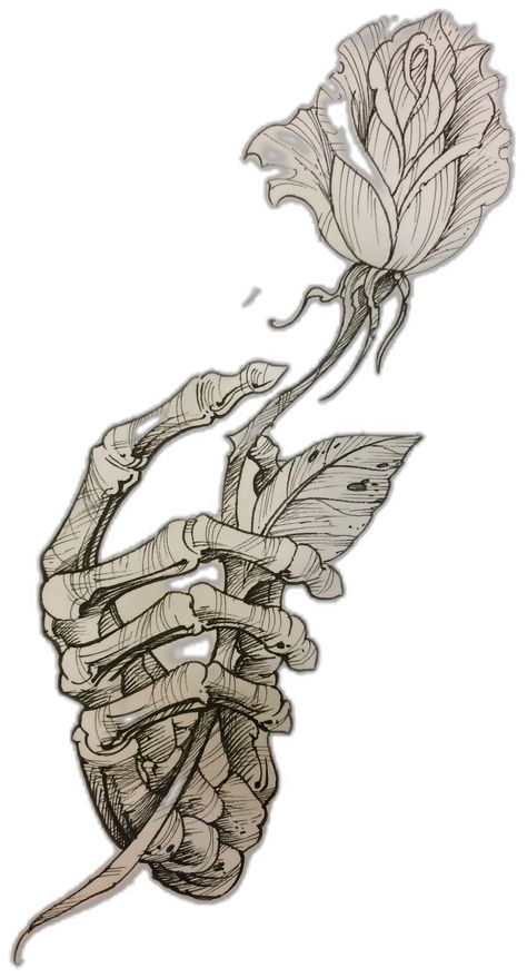 Rose and skeletal hand Skeletal Hand, Chest Tattoo Ideas, Chest Hair, Flash Tattoos, Hand Reference, Skeleton Hands, Ap Art, Think About It, Junk Journaling